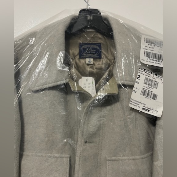 NWT J.Crew Limited Edition Wool Coat in Scenic Print Jacquard Jacket M - Picture 5 of 8